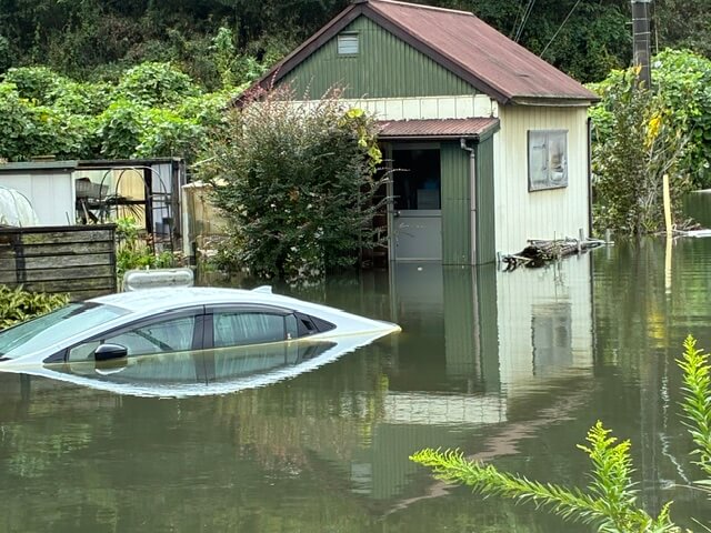 千葉県酒々井町「開運団地」…10日以上浸水が続く